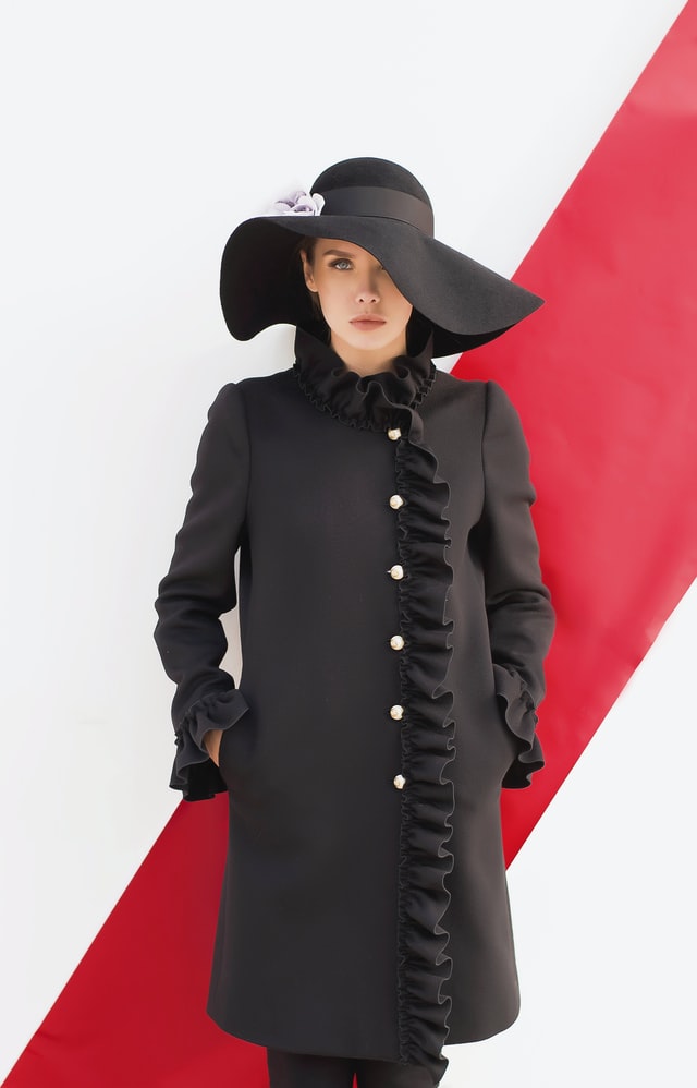 Black women's coet Dress