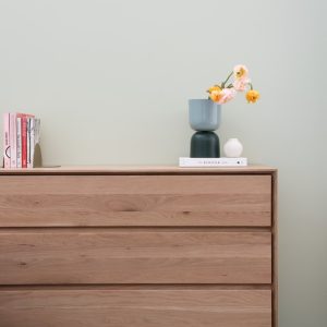 Modern Storage Cabinet with Door & 3 Drawers