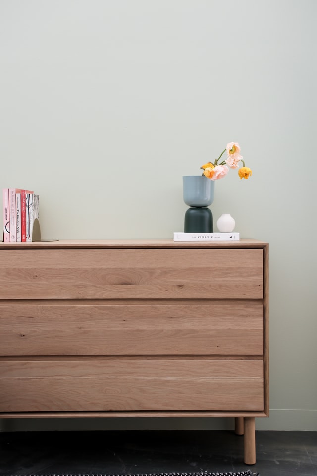 Modern Storage Cabinet with Door & 3 Drawers